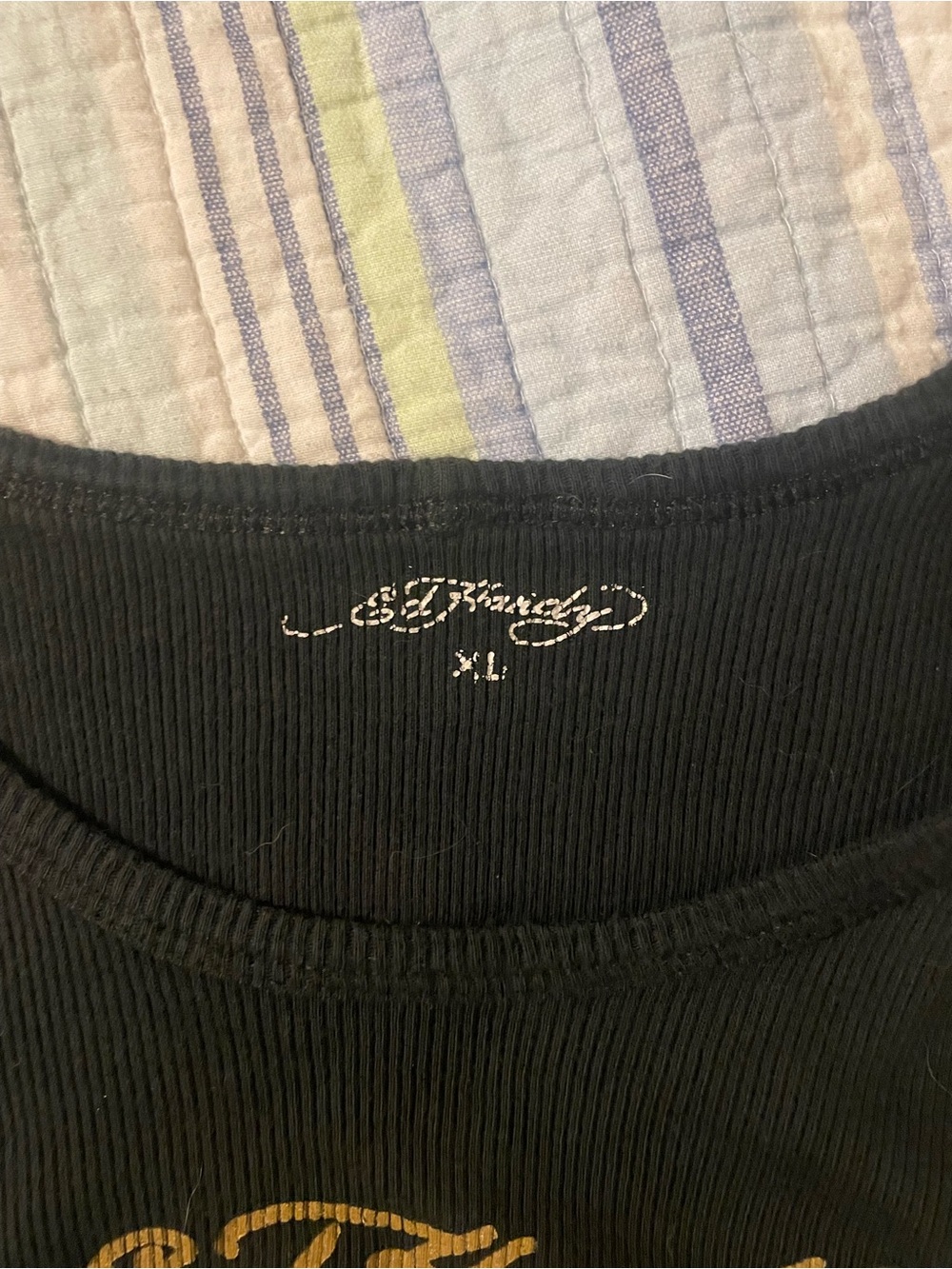 Ed Hardy Ribbed Tank Top - Picture 3 of 3